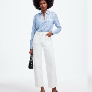 Madewell Perfect Vintage Wideleg Crop Jeans